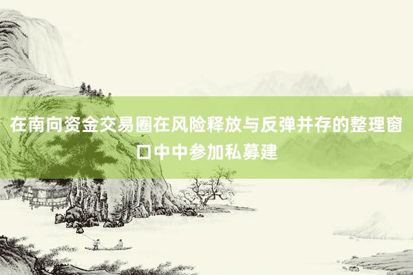 在南向资金交易圈在风险释放与反弹并存的整理窗口中中参加私募建
